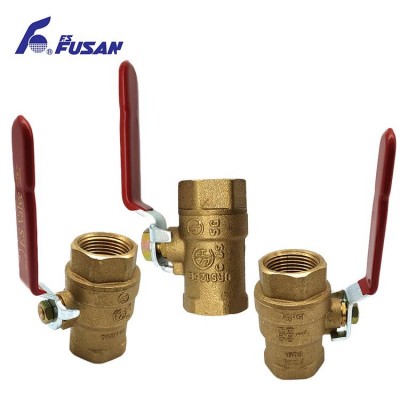 Ball valve lead free full port female threaded connections water control forged dn25 1 inch brass ball valve